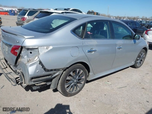 2017 Nissan Sentra SV with VIN 3N1AB7AP2HY220618, listed as a IAAI auction lot 41837389 with 135,199 mi miles. Bid and sale history available at carsss.com. Image 4.