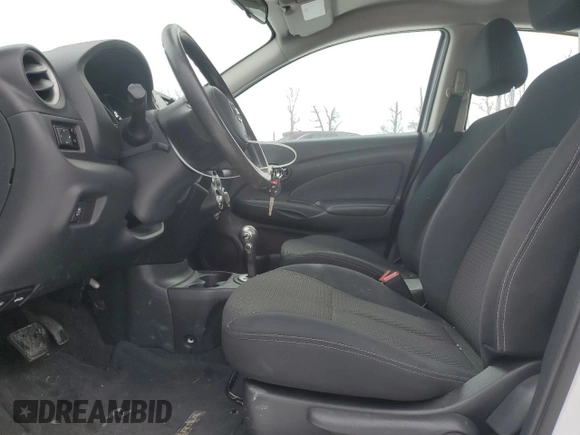 2014 Nissan Versa S Plus with VIN 3N1CN7AP0EL836424, listed as a Copart auction lot 44212955 with 74,758 mi miles and Salvage Title. Bid and sale history available at DreamBid. Image 7.