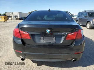 2011 BMW 5 Series 535i with VIN WBAFR7C59BC603284, listed as a Copart auction lot 50640615 with 110,665 mi miles and Salvage Title. Bid and sale history available at carsss.com. Image 6.
