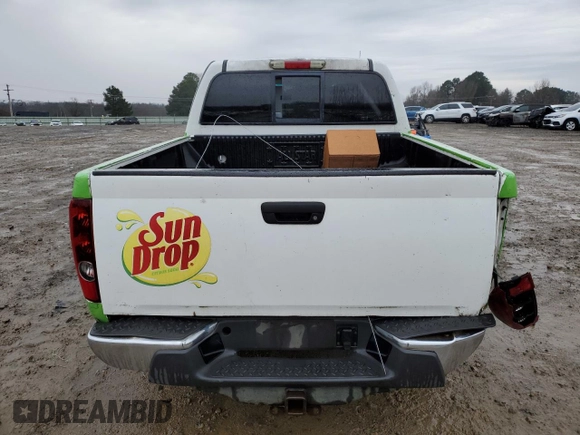 2008 GMC Canyon SLE1 with VIN 1GTCS13E888131095, listed as a Copart auction lot 85530794 with 0 mi miles and Salvage Title. Bid and sale history available at carsss.com. Image 6.