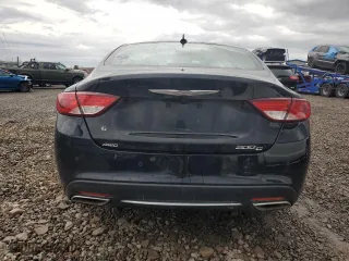 2015 Chrysler 200 C with VIN 1C3CCCEGXFN589313, listed as a Copart auction lot 51570985 with 114,498 mi miles and Salvage Title. Bid and sale history available at carsss.com. Image 6.