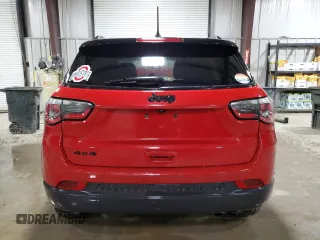 2020 Jeep Compass Latitude with VIN 3C4NJDBB2LT116591, listed as a Copart auction lot 52180045 with 138,531 mi miles and Salvage Title. Bid and sale history available at DreamBid. Image 6.