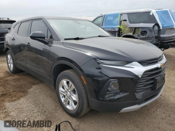 2021 Chevrolet Blazer LT with VIN 3GNKBCR44MS572298, listed as a Copart auction lot 54063235 with 43,635 mi miles and Salvage title. Bid and sale history available at DreamBid. Image 4.