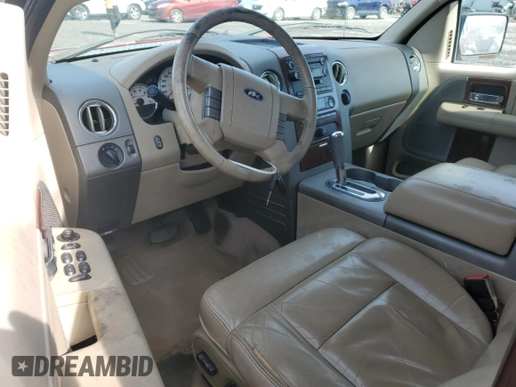 2005 Ford F-150 XLT with VIN 1FTPX12525NA40969, listed as a Copart auction lot 42563695 with 92,536 mi miles and Salvage Title. Bid and sale history available at carsss.com. Image 8.