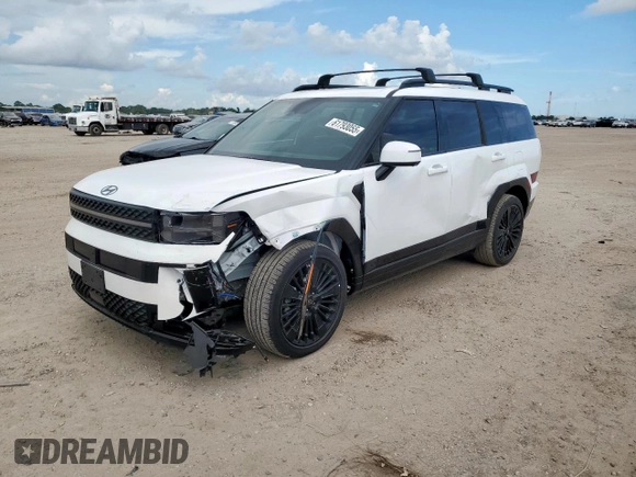 2025 Hyundai Santa Fe Calligraphy with VIN 5NMP5DG17SH035403, listed as a Copart auction lot 61793055 with 10,078 mi miles and Salvage title. Bid and sale history available at DreamBid. Image 1.
