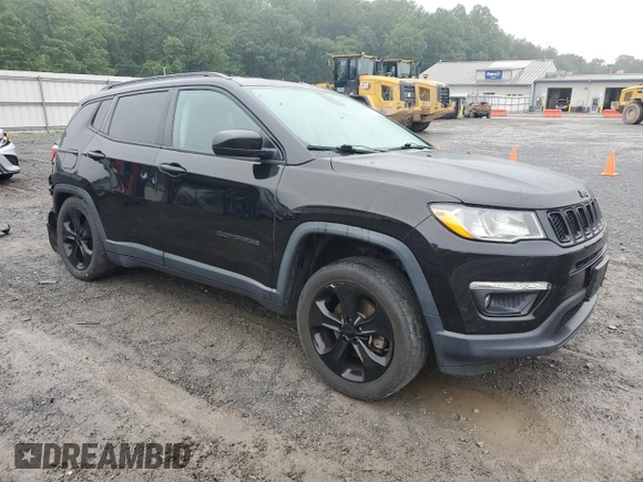 2019 Jeep Compass Altitude z VIN 3C4NJDBB0KT696230, wystawiony jako Copart lot #61280845 z przebiegiem 95 925 mil mil oraz Szkoda całkowita • Salvage title. Historia ofert i sprzedaży dostępna na DreamBid. Obrazek 4.