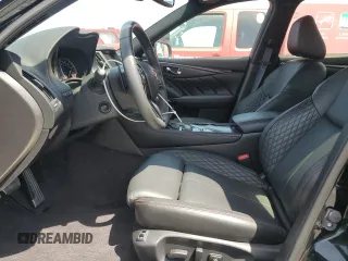 2023 Infiniti Q50 Red Sport 400 with VIN JN1FV7DP8PM570247, listed as a Copart auction lot 51143775 with 8,919 mi miles and Clean Title. Bid and sale history available at DreamBid. Image 7.