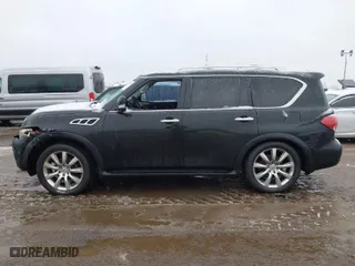 2013 Infiniti QX56 with VIN JN8AZ2NE8D9040844, listed as a IAAI auction lot 41497934 with 99,937 mi miles. Bid and sale history available at carsss.com. Image 14.