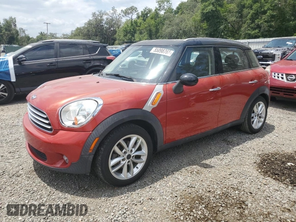2014 MINI Countryman with VIN WMWZB3C57EWR36323, listed as a Copart auction lot 55098765 with 124,849 mi miles and Non Repairable. Bid and sale history available at DreamBid. Image 1.