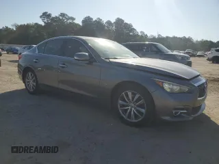 2014 Infiniti Q50 z VIN JN1BV7AR5EM704360, wystawiony jako Copart lot #54883795 z przebiegiem 156 301 mil mil oraz Szkoda całkowita • Salvage title. Historia ofert i sprzedaży dostępna na DreamBid. Obrazek 4.