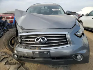 2012 Infiniti FX with VIN JN8AS1MW7CM155004, listed as a Copart auction lot 75588894 with 129,896 mi miles and Salvage Title. Bid and sale history available at DreamBid. Image 5.