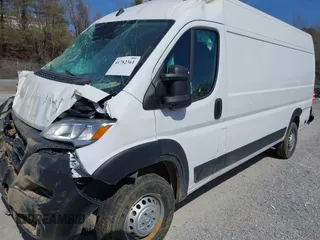 2025 Ram ProMaster Cargo Tradesman with VIN 3C6MRVJG1SE519849, listed as a IAAI auction lot 41782361 with 2,288 mi miles and . Bid and sale history available at DreamBid. Image 2.