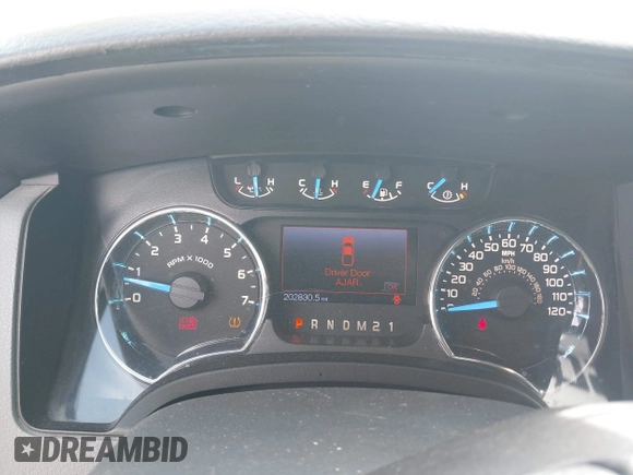 2013 Ford F-150 XL with VIN 1FTFW1ET1DFA58297, listed as a IAAI auction lot 42117924 with 202,830 mi miles and . Bid and sale history available at carsss.com. Image 7.