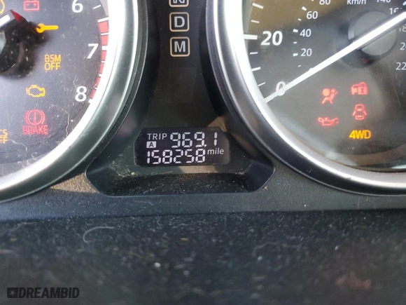 2014 Mazda CX-9 Touring with VIN JM3TB3CA4E0437043, listed as a Copart auction lot 45688465 with 158,258 mi miles and Salvage Title. Bid and sale history available at carsss.com. Image 9.