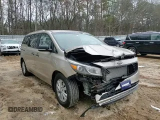 2015 Kia Sedona LX with VIN KNDMB5C16F6020174, listed as a Copart auction lot 45802495 with 103,570 mi miles and Salvage Title. Bid and sale history available at DreamBid. Image 12.