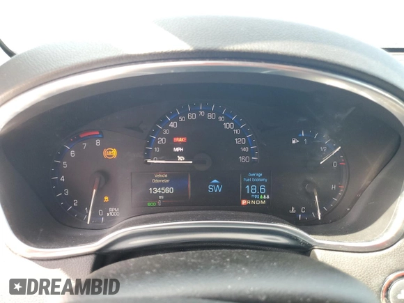 2014 Cadillac SRX Premium Collection with VIN 3GYFNDE35ES591071, listed as a Copart auction lot 57891265 with 134,560 mi miles and Salvage title. Bid and sale history available at DreamBid. Image 9.