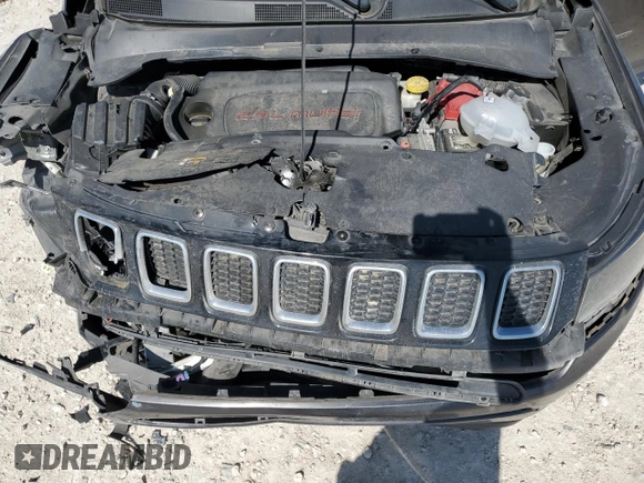 2019 Jeep Compass Latitude with VIN 3C4NJCBB5KT654713, listed as a Copart auction lot 52508305 with 113,586 mi miles and Salvage title. Bid and sale history available at DreamBid. Image 14.
