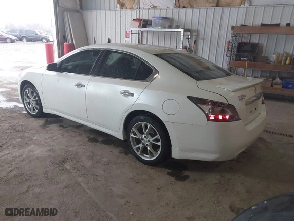 2014 Nissan Maxima 3.5 SV w/Premium Pkg with VIN 1N4AA5AP8EC499409, listed as a IAAI auction lot 41732697 with 117,202 mi miles. Bid and sale history available at carsss.com. Image 3.