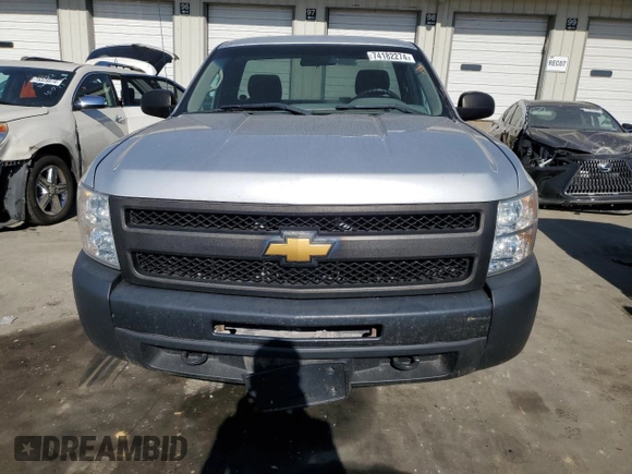 2012 Chevrolet Silverado 1500 Work Truck with VIN 1GCNKPE00CZ323885, listed as a Copart auction lot 74182274 with 195,106 mi miles and Salvage Title. Bid and sale history available at DreamBid. Image 5.