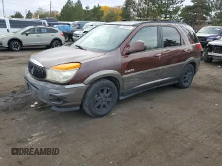 2002 Buick Rendezvous CXL with VIN 3G5DB03E62S549417, listed as a Copart auction lot 77024654 with 318,787 mi miles and Salvage Title. Bid and sale history available at DreamBid. Image 1.