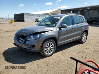 2017 Volkswagen Tiguan S with VIN WVGBV7AX6HK046412, listed as a Copart auction lot 57404245 with 75,881 mi miles and Salvage title. Bid and sale history available at DreamBid. Image 1.