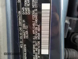 2020 Volvo S60 Momentum with VIN 7JR102FK6LG065019, listed as a Copart auction lot 59084944 with 40,449 mi miles and Salvage Title. Bid and sale history available at carsss.com. Image 12.