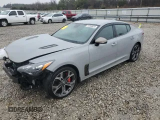 2021 Kia Stinger GT with VIN KNAE35LC3M6097243, listed as a Copart auction lot 44968825 with 79,066 mi miles and Salvage Title. Bid and sale history available at carsss.com. Image 1.