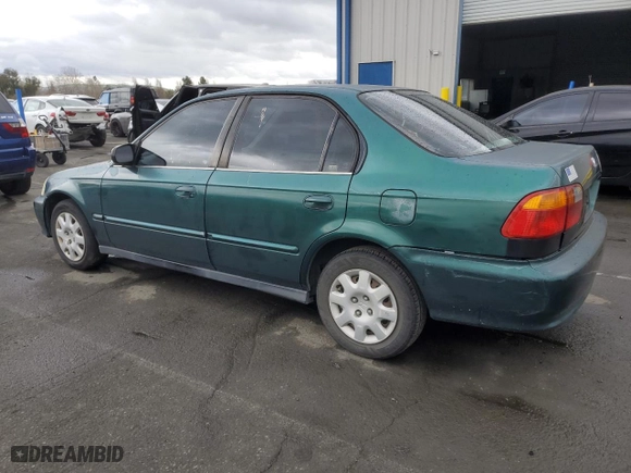 1999 Honda Civic VP with VIN 2HGEJ6610XH579794, listed as a Copart auction lot 47687515 with 229,343 mi miles and Salvage Title. Bid and sale history available at carsss.com. Image 2.