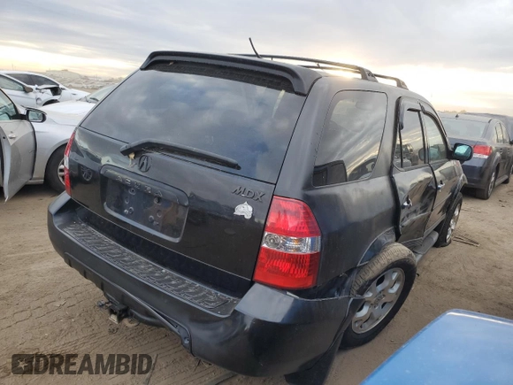 2002 Acura MDX Touring Pkg with VIN 2HNYD18632H529571, listed as a Copart auction lot 78059964 with 266,736 mi miles and Salvage Title. Bid and sale history available at carsss.com. Image 3.