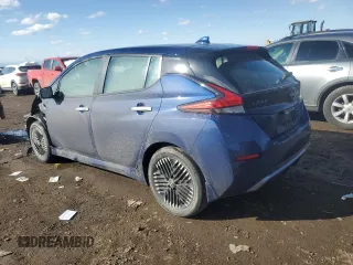 2025 Nissan LEAF SV Plus with VIN 1N4CZ1CV9SC564964, listed as a Copart auction lot 46302065 with 1,994 mi miles and Salvage Title. Bid and sale history available at carsss.com. Image 2.
