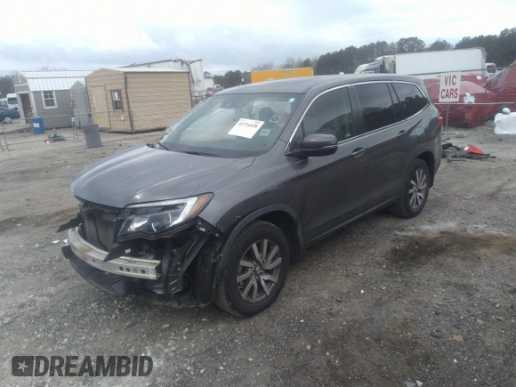 2020 Honda Pilot EX-L with VIN 5FNYF5H59LB023572, listed as a IAAI auction lot 41724420 with 82,568 mi miles. Bid and sale history available at carsss.com. Image 18.