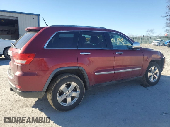 2012 Jeep Grand Cherokee Limited with VIN 1C4RJEBG6CC172502, listed as a Copart auction lot 46831645 with 193,770 mi miles and Salvage Title. Bid and sale history available at carsss.com. Image 3.