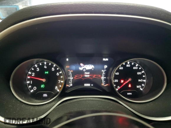 2019 Jeep Compass Latitude with VIN 3C4NJDBB6KT656444, listed as a Copart auction lot 51177515 with 55,892 mi miles and Salvage Title. Bid and sale history available at carsss.com. Image 9.