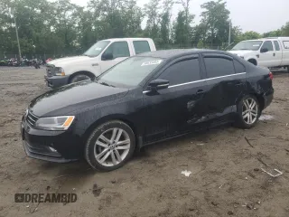 2015 Volkswagen Jetta SEL with VIN 3VWL17AJ4FM244831, listed as a Copart auction lot 58633495 with 113,700 mi miles and Salvage title. Bid and sale history available at DreamBid. Image 1.