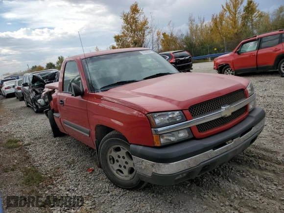 2003 Chevrolet Silverado 1500 with VIN 1GCEC14V53Z320200, listed as a Copart auction lot 76788394 with 95,195 mi miles and Salvage Title. Bid and sale history available at carsss.com. Image 4.