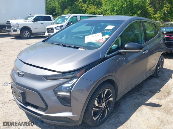 2023 Chevrolet Bolt EV 2LT with VIN 1G1FX6S03P4172735, listed as a IAAI auction lot 41968436 with 46,610 mi miles. Bid and sale history available at carsss.com. Image 19.