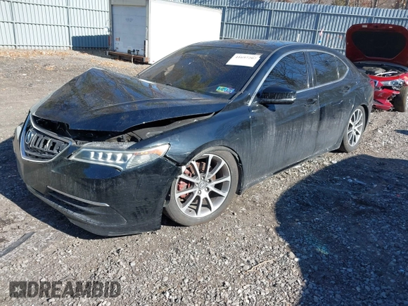 2015 Acura TLX Technology with VIN 19UUB3F58FA006696, listed as a IAAI auction lot 41697207 with 114,725 mi miles and . Bid and sale history available at DreamBid. Image 17.