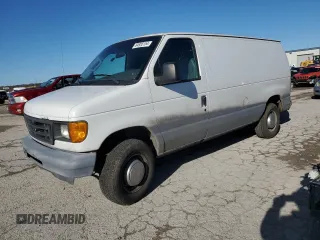 2005 Ford Econoline Cargo with VIN 1FTNE24L55HA07686, listed as a Copart auction lot 84955154 with Not Provided miles and Salvage Title. Bid and sale history available at carsss.com. Image 1.