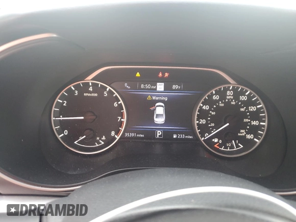 2023 Nissan Maxima SV with VIN 1N4AA6CV8PC511191, listed as a Copart auction lot 57969965 with 35,391 mi miles and Salvage title. Bid and sale history available at DreamBid. Image 9.