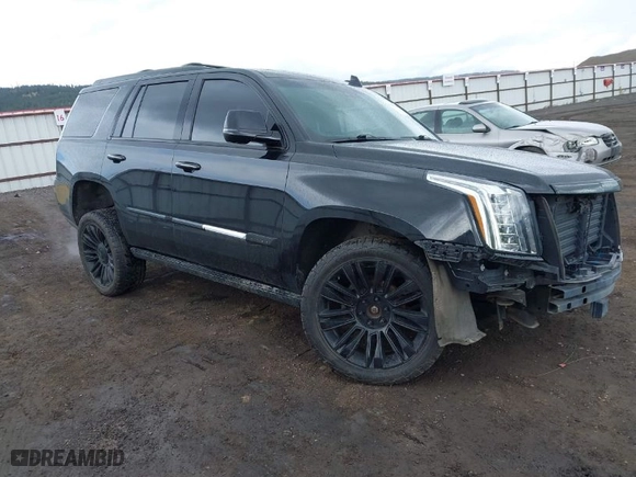 2017 Cadillac Escalade Platinum with VIN 1GYS4DKJ2HR313241, listed as a IAAI auction lot 41899875 with 108,875 mi miles. Bid and sale history available at carsss.com. Image 1.