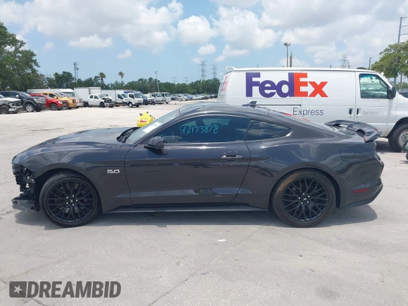 2022 Ford Mustang GT z VIN 1FA6P8CF9N5118407, wystawiony jako IAAI lot #42391902 z przebiegiem 25 355 mil mil oraz . Historia ofert i sprzedaży dostępna na DreamBid. Obrazek 15.