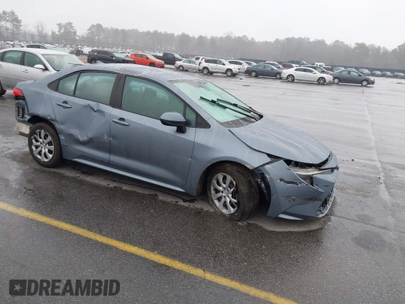 2021 Toyota Corolla LE with VIN 5YFEPMAE8MP242968, listed as a IAAI auction lot 41620339 with 56,752 mi miles and . Bid and sale history available at DreamBid. Image 1.