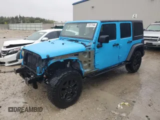 2018 Jeep Wrangler JK Unlimited Sport S with VIN 1C4BJWDG1JL868623, listed as a Copart auction lot 71317144 with 64,126 mi miles and Salvage Title. Bid and sale history available at carsss.com. Image 1.