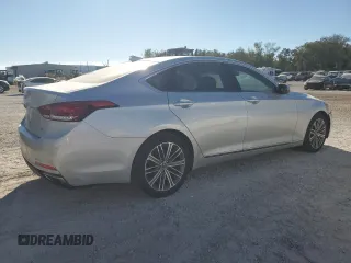 2018 Genesis G80 3.8L with VIN KMHGN4JE0JU237515, listed as a Copart auction lot 81123324 with 38,771 mi miles and Salvage Title. Bid and sale history available at carsss.com. Image 3.