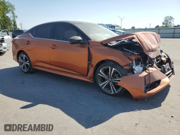 2021 Nissan Sentra SR z VIN 3N1AB8DV6MY202651, wystawiony jako Copart lot #53804805 z przebiegiem 60 290 mil mil oraz Szkoda całkowita • Salvage title. Historia ofert i sprzedaży dostępna na DreamBid. Obrazek 4.