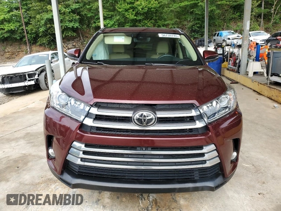 2018 Toyota Highlander Limited with VIN 5TDYZRFH6JS287062, listed as a Copart auction lot 56739745 with 92,382 mi miles and Salvage title. Bid and sale history available at DreamBid. Image 5.