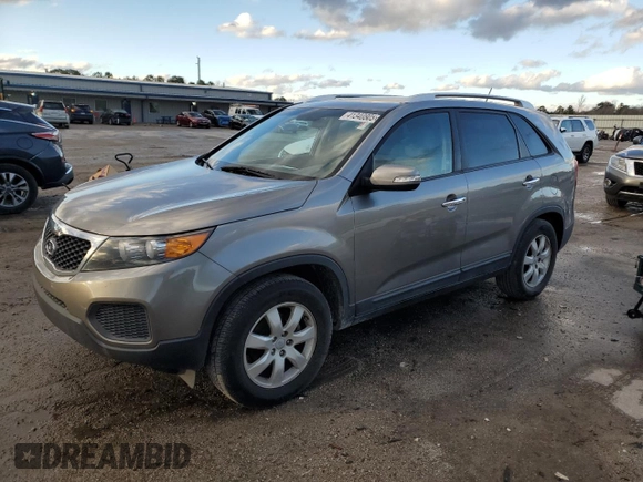 2013 Kia Sorento LX with VIN 5XYKT4A27DG369154, listed as a Copart auction lot 41340805 with 201,305 mi miles and Clean Title. Bid and sale history available at carsss.com. Image 1.