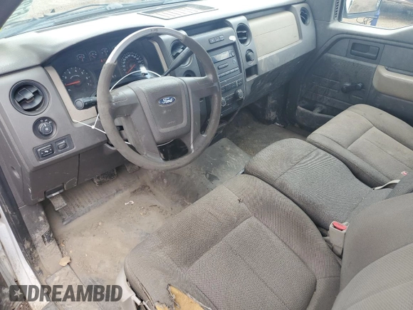 2010 Ford F-150 XL with VIN 1FTMF1CW3AKA19279, listed as a Copart auction lot 61200125 with 223,020 mi miles and Salvage title. Bid and sale history available at DreamBid. Image 8.
