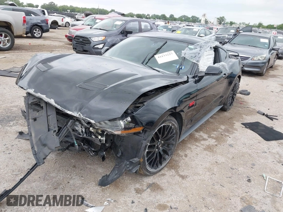 2020 Ford Mustang GT with VIN 1FA6P8CF8L5124454, listed as a IAAI auction lot 42133227 with 59,366 mi miles and . Bid and sale history available at DreamBid. Image 17.