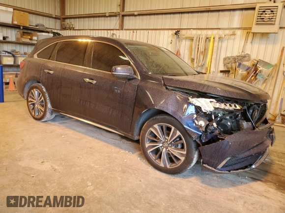 2019 Acura MDX Technology z VIN 5J8YD3H54KL000269, wystawiony jako Copart lot #51923755 z przebiegiem 87 395 mil mil oraz Szkoda całkowita • Salvage title. Historia ofert i sprzedaży dostępna na DreamBid. Obrazek 4.
